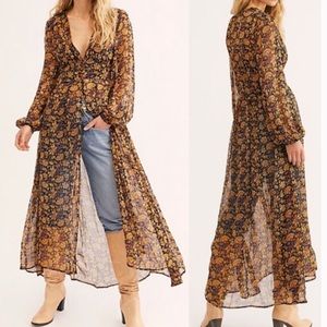 Free people NWT duster dress